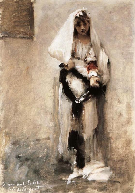 John Singer Sargent A beggarly girl china oil painting image